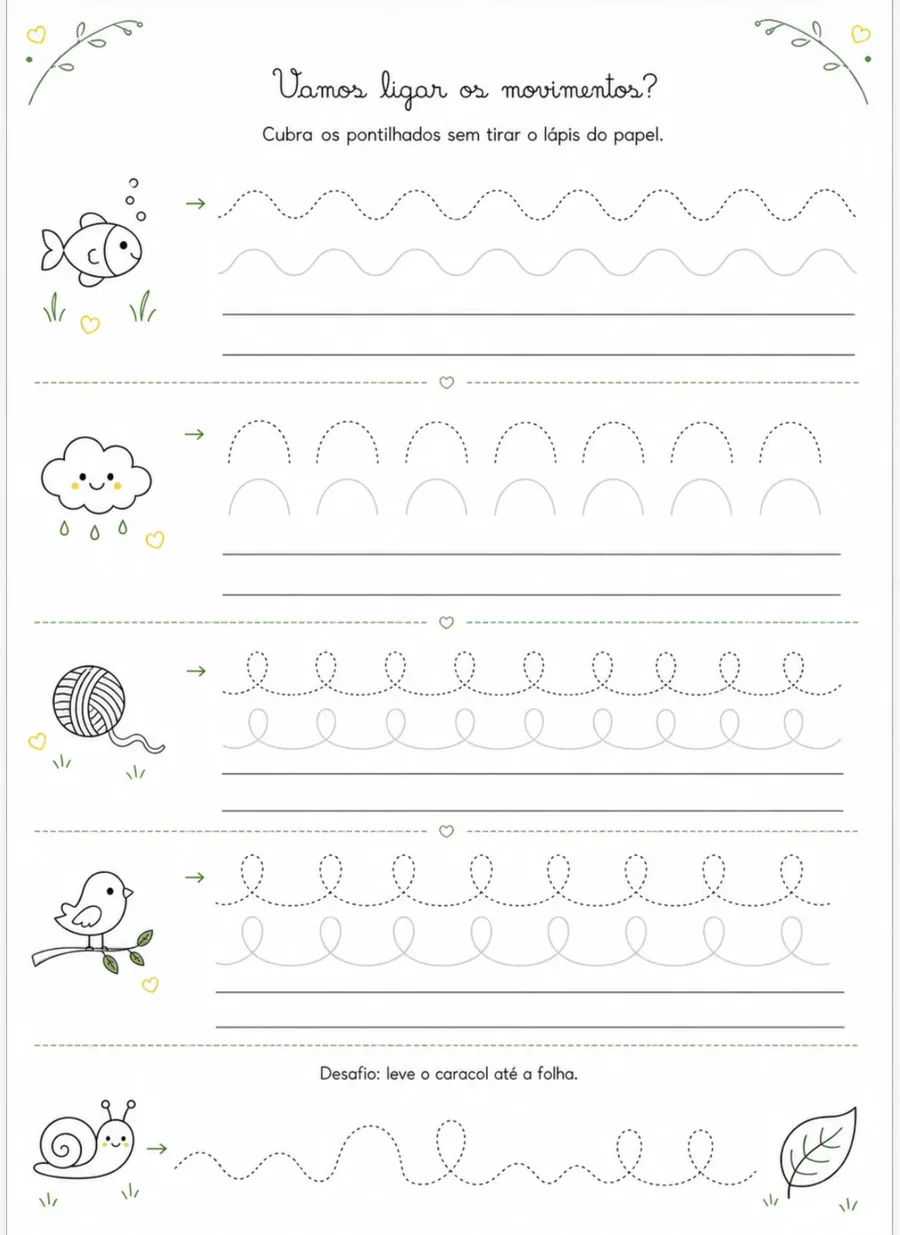 Atividade para ligar movimentos
